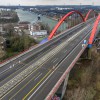 Über A42-Brücke rollen wieder Autos – Schwerlastverkehr ausgesperrt 