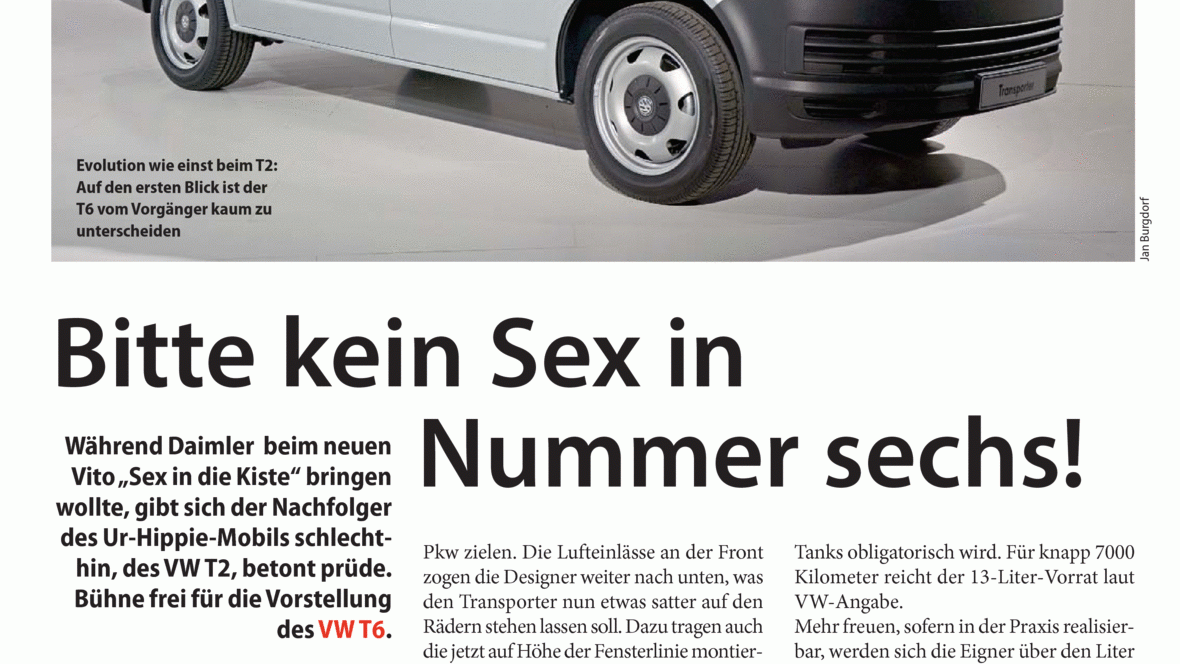 Bitte kein Sex in Nummer sechs 