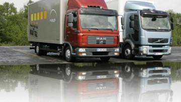 Vergleichstest: MAN TGL gegen Volvo FL