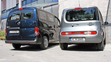 Test & Technik: Der Nissan Cube gegen den NV200