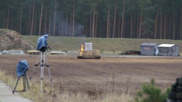 Brandversuche auf dem BAM-Testgelände