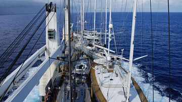 Fotostrecke: Yacht-Transport mit Beluga