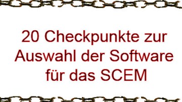 Checkliste Software für das SCEM