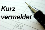 Kurz vermeldet 13. November 2007