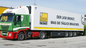 Die Initiative „Friends on the Road“ gibt LKW ein freundlicheres Gesicht Friends on the Road