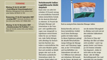 Verkehrsmarkt Indien: Logistikbranche bleibt ...