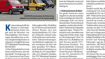 BLUEFLEET: Sauber fahren