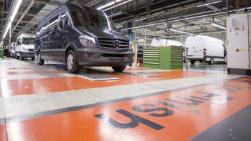 Produktionsstart für den überarbeiteten Sprinter in Düsseldorf