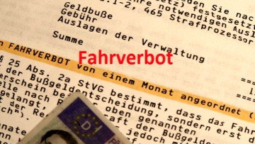 Fahrverbot gilt auch bei drohender Kündigung