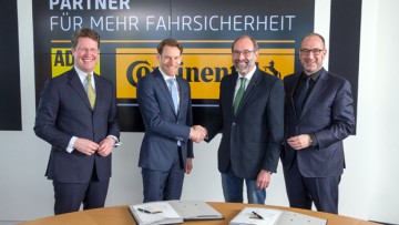 Continental wird ADAC-Partner für mehr Fahrsicherheit