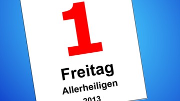 Fahrverbot an Allerheiligen