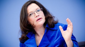 Nahles: Kein Stücklohn unter 8,50 Euro