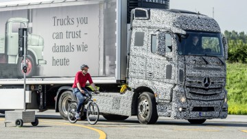 Elektronisches Auge für den Mercedes Actros