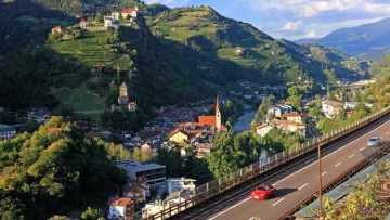 Weniger LKW auf der Brennerautobahn