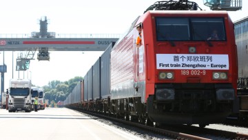 DB-Cargo-Güterzug soll von China nach Hamburg fahren 