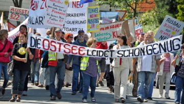 Proteste gegen Fehmarnbelt-Querung