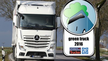 Green Truck 2016 Mercedes Actros