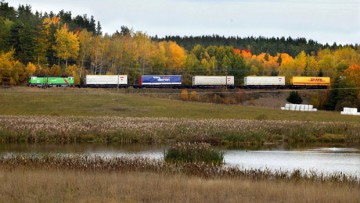 Kombiverkehr mit neuem Netzwerk in Schweden