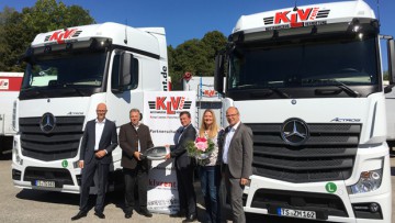 KLV-Rent erhält 50 Mercedes-Benz Actros 