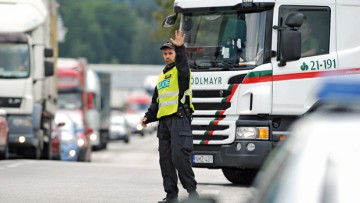 Benelux-Lkw-Kontrolle: 62 Verstöße bei 84 Lkw