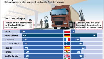 Studie: Flottenbetreiber wollen Diesel sparen