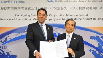 Flughafen Leipzig/Halle gewinnt Kansai International Airport als Partner