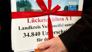 Knapp 35.000 Unterschriften für A1-Ausbau gesammelt