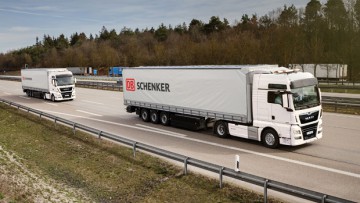 MAN und DB Schenker starten Platooning-Versuch