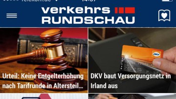 VerkehrsRundschau-App installieren und Geschenk erhalten