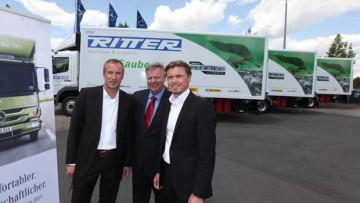 Ritter Logistik setzt erste Hybrid-LKW ein