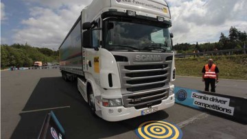 Scania sucht besten europäischen LKW-Fahrer