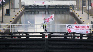 Binnenschifffahrt: Keine Entspannung durch Teilaussetzung des Streiks 