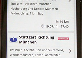 App-Test: Suche nach dem nächsten Stau