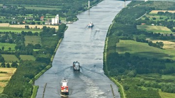 2011 mehr Güter über Nord-Ostsee-Kanal transportiert