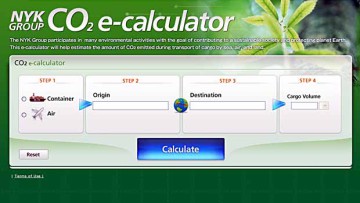 NYK: Neuer CO2-Rechner für See- und Luftfracht-Transporte