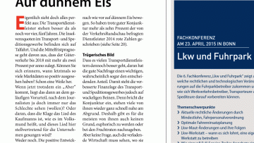 Konjunkturelle Lage: Auf dünnem Eis