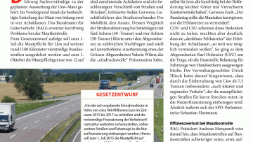 Weniger Achsen, mehr Verschleiß