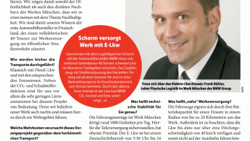Warum lässt BMW einen Elektro-Lkw fahren?