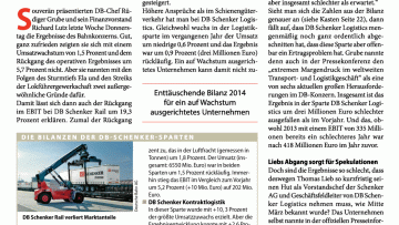 Unruhe bei DB Schenker