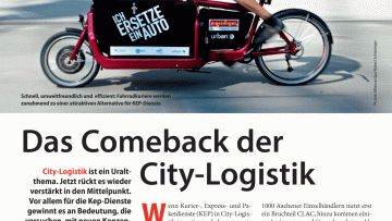 Das Comeback der City-Logistik