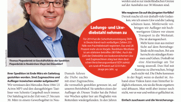 Wie wehren Sie sich gegen Lkw-Diebe?