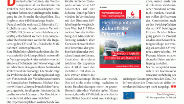 Aufräumen im Kombiverkehr
