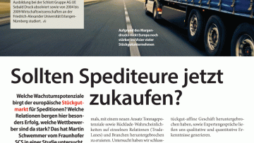 Sollten Spediteure jetzt zukaufen?