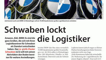 Schwaben lockt die Logistiker