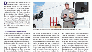 KEP-Standards im Visier