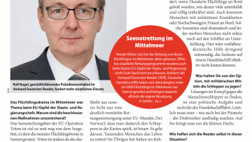Warum rufen die Reeder nun selbst um Hilfe?