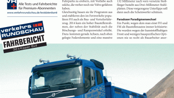 Volvos große Größe für die Grube