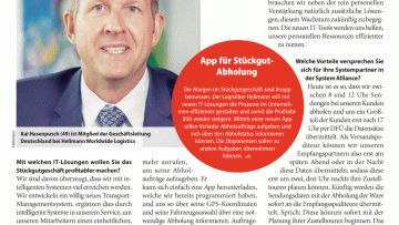 Schafft Hellmann die Disponenten ab?