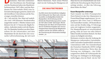 Die neuen Mautzahler