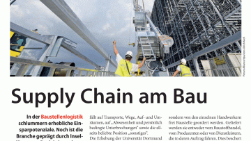 Supply Chain am Bau